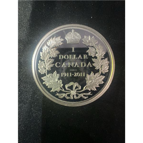 2011 Canada $1 Coin .925 Sterling Silver Centennial Issue 25.2g