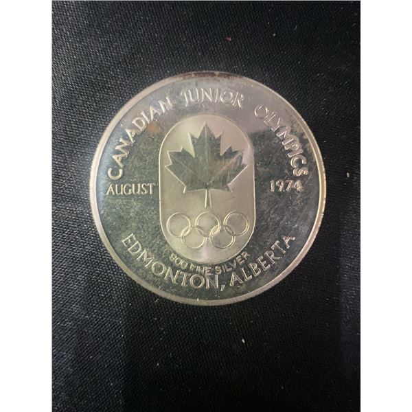1974 Canadian Junior Olympics .900 Silver Medal, Edmonton, 23g