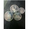 Image 1 : 2002 Canadian Proof Coin Set, .925 Sterling Silver, 23g Total