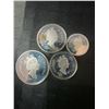 Image 2 : 2002 Canadian Proof Coin Set, .925 Sterling Silver, 23g Total