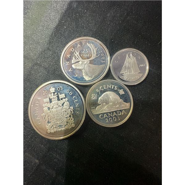 2003 Canada .925 Sterling Silver Proof Coin Set, 23g
