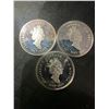 Image 2 : 1992 Canada .925 Silver Province Quarters Set (Manitoba, PEI, BC)