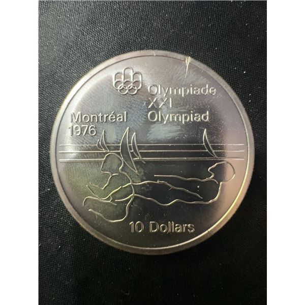1976 Montreal Olympics .925 Sterling Silver $10 Coin, 48.6g