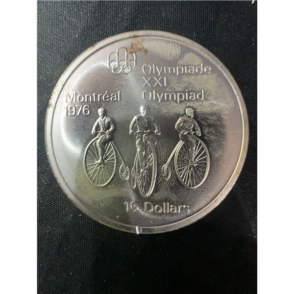 1976 Montreal Olympics .925 Sterling Silver $10 Coin, 48.6g