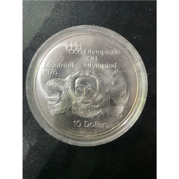1976 Montreal Olympics $10 Coin, .925 Sterling Silver, 48.6g