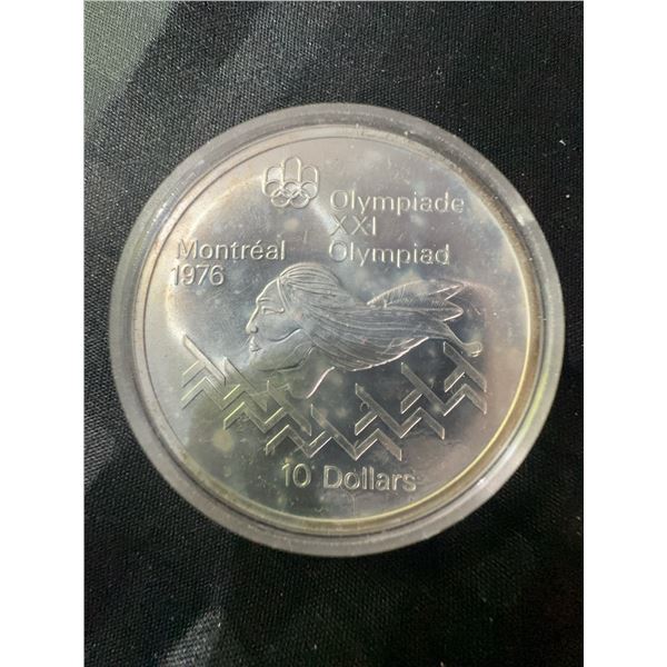 1976 Montreal Olympics .925 Sterling Silver $10 Coin, 48.6g