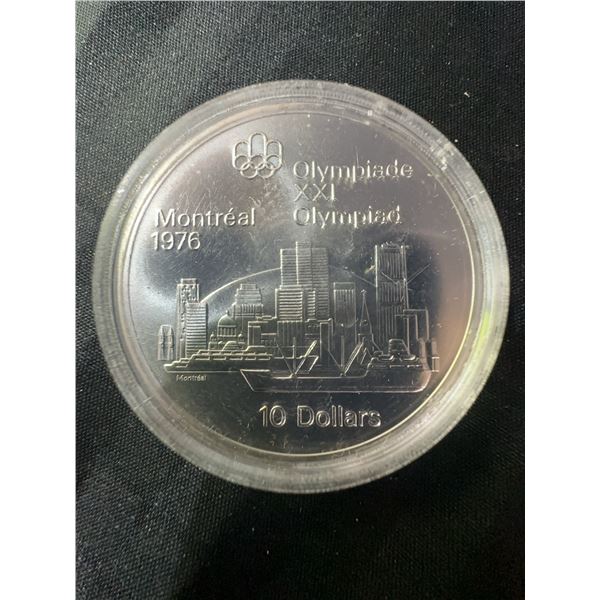 1976 Montreal Olympics $10 Coin, .925 Sterling Silver, 48.6g