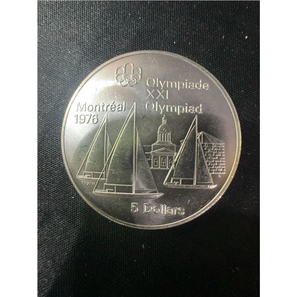 1976 Montreal Olympics .925 Sterling Silver $5 Coin, 24.3g