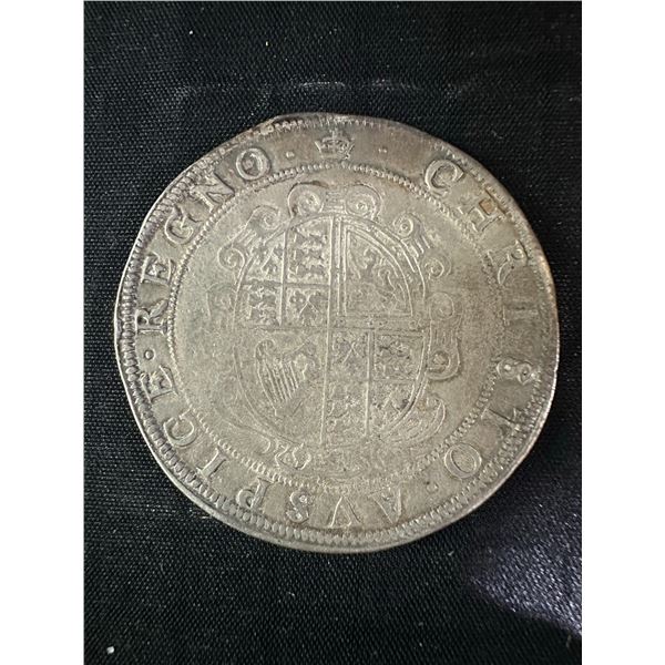 British Silver Hammered Crown, Charles I, Tower Mint, 1625-1649