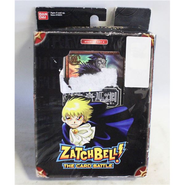 STARTER SET ZATCH BELL THE CARD BATTLE