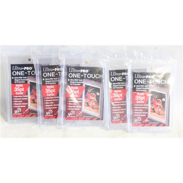 5 NEW ULTRA PRO MAGNETIC ONE-TOUCH CARD CAPSULES