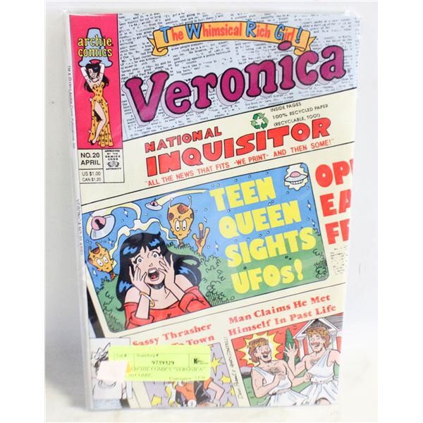 1992 ARCHIE COMICS "VERONICA" NO. 20 COMIC