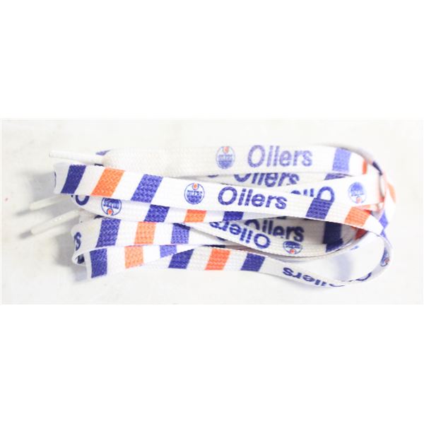 OILERS SHOE LACES- PAIR