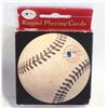 Image 1 : 1999 MLB "ROUND PLAYING CARDS" NEW IN BOX