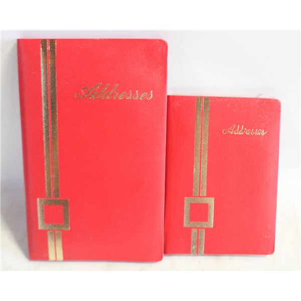 VINTAGE "F.W. WOOLWORTH" ADDRESS BOOKS (2)