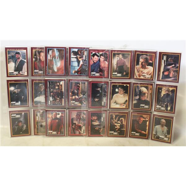 STAR TREK NEXT GENERATION COLLECTOR CARDS- (72)