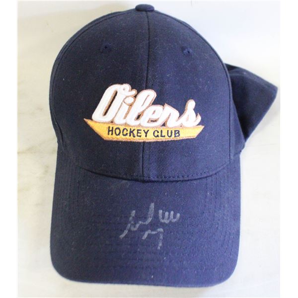 OILERS 2010 SIGNED "SHELDON SOURAY" HAT