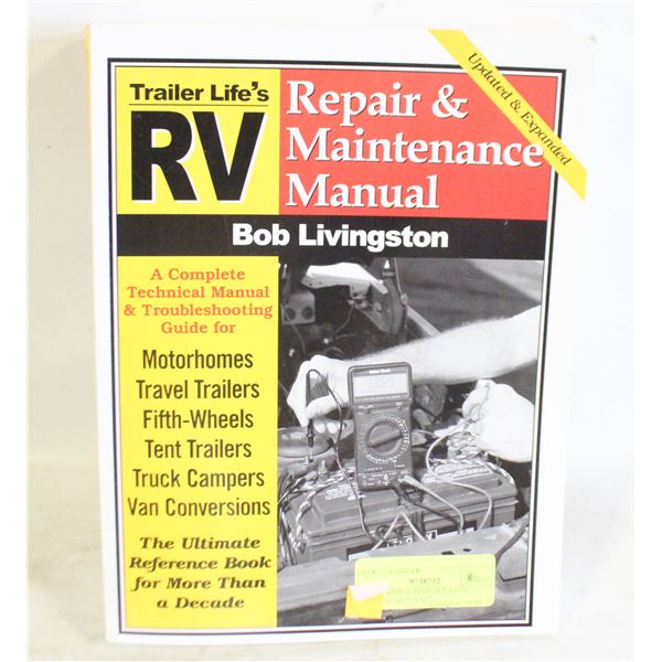 R.V. REPAIR & MAINTENANCE MANUAL (8.5” X 11”)