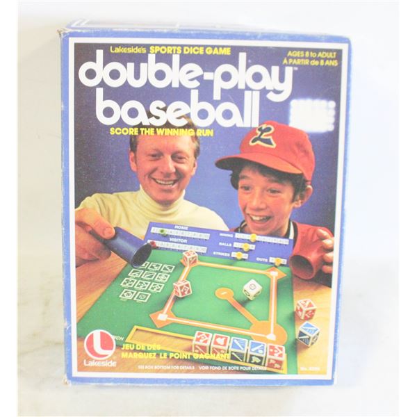 VINTAGE 1979 DOUBLE-PLAY BASEBALL DICE GAME