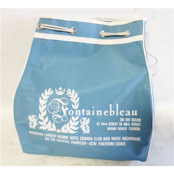 1950 FONTAINBLEAU FLORIDA BEACH BAG