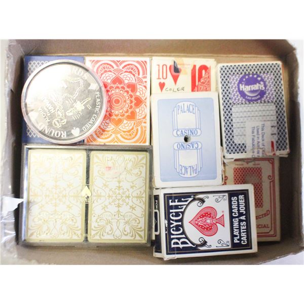 LOT OF 11 DECKS OF CARDS