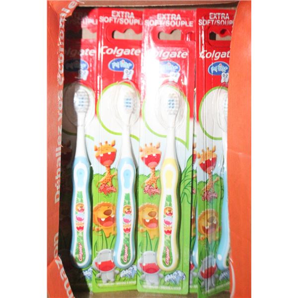 5 NEW COLGATE KIDS TOOTH BRUSHES