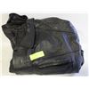 Image 1 : ESTATE MENS SZ 4XL 56-58 BLACK LEATHER