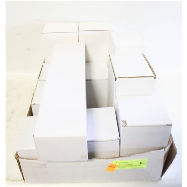 SPORTS CARD STORAGE BOXES- ASSORTED LOT