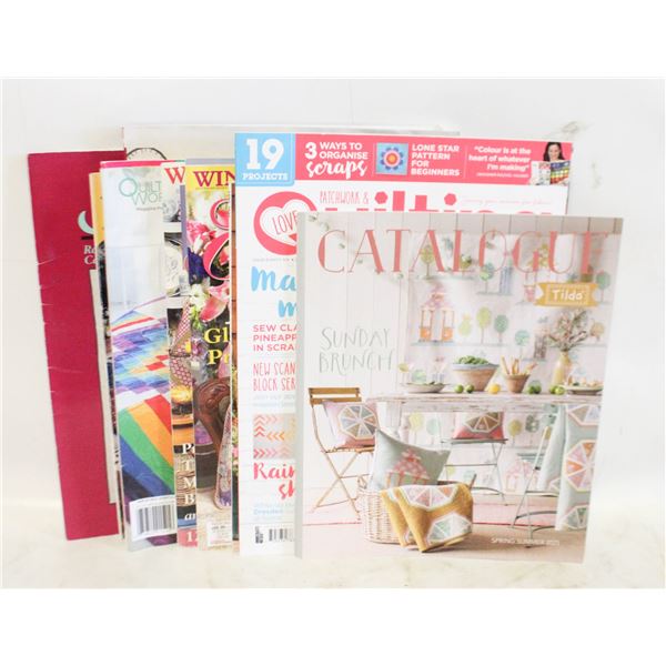 QUILT PATTERNS ASSORTED LOT