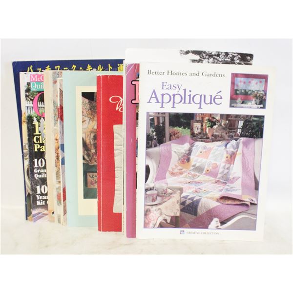 QUILT PATTERNS ASSORTED LOT