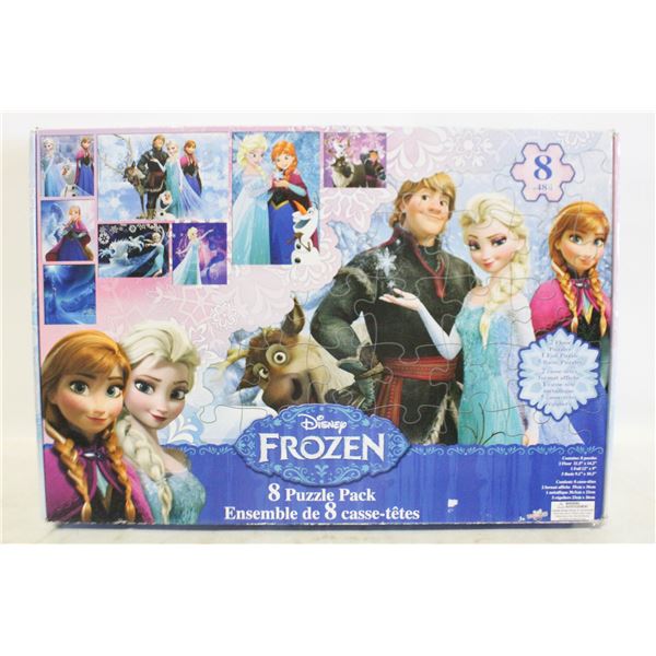 NEW FROZEN 8 PUZZLE PACK