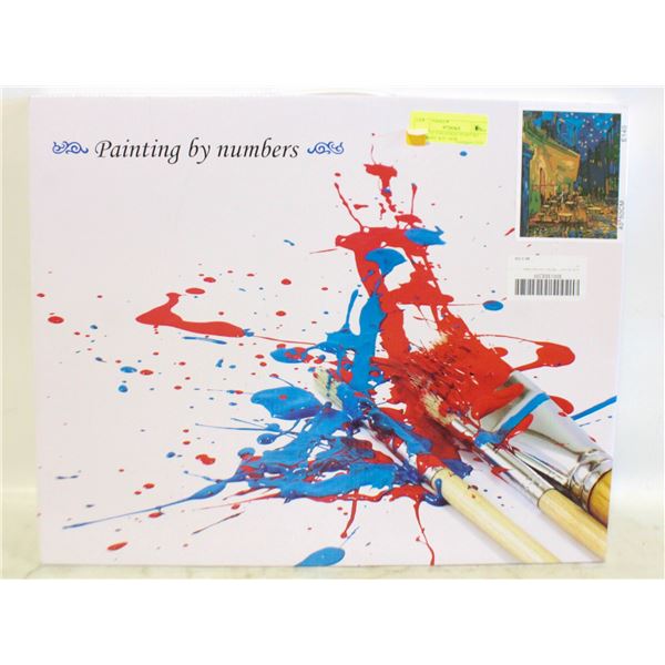 VINCENT VAN GOGH "PAINT BY NUMBERS" KIT- NEW