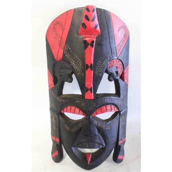 HAND CARVED AFRICAN TRIBAL MASK