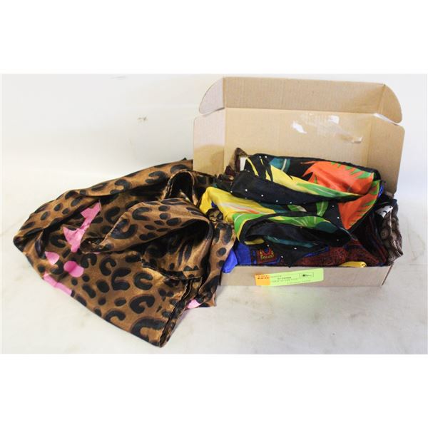 VINTAGE SILK SCARF LOT