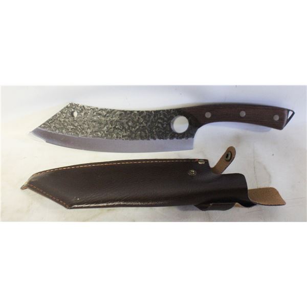 NEW FORGECRAFT HI-CARBON STEEL BUTCHER CLEAVER