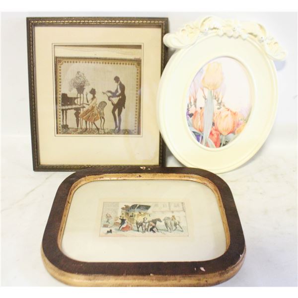 VINTAGE FRAMED ART