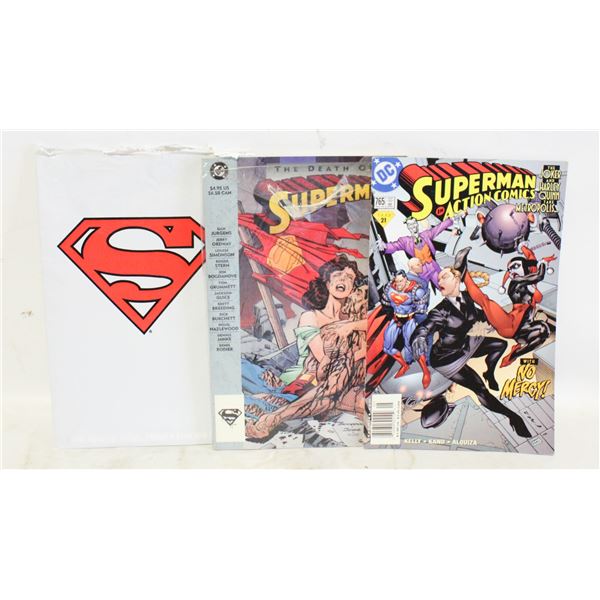 3 SUPERMAN COMICS ASSORTED TOGETHER