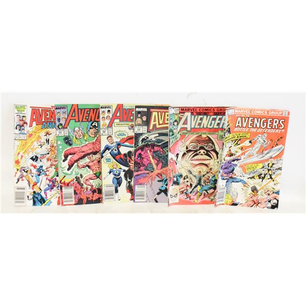MARVEL AVENGERS 1980S #11, 229, 299, 300,