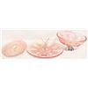 Image 1 : VINTAGE PINK DEPRESSION GLASS OVAL SERVING PLATTER