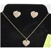 Image 1 : NEW JEWELRY DISPLAY W/ NECKLACE + EARRINGS