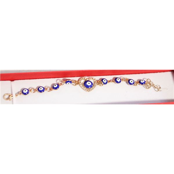 NEW GP TURKISH NAZAR GLASS EVIL EYED LUCKY