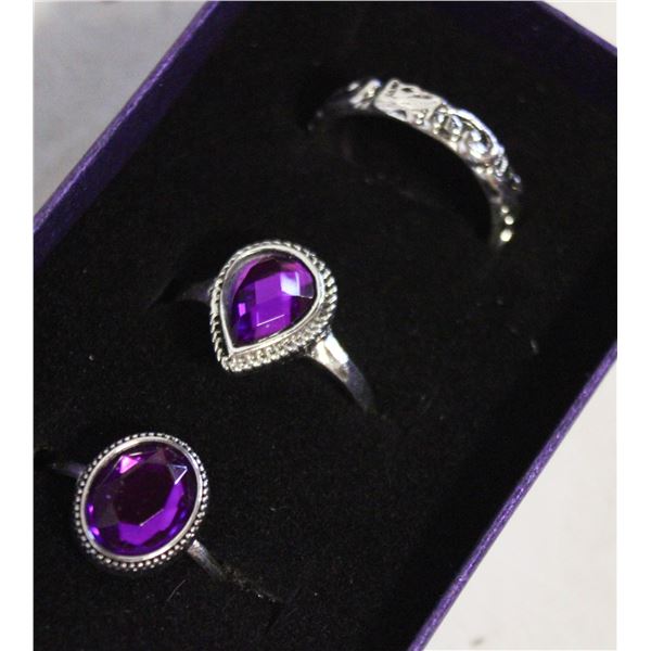 NEW 3PCS/SET RING SET SZ7