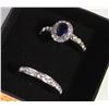 Image 1 : NEW 2PCS/SET RING SET SZ7