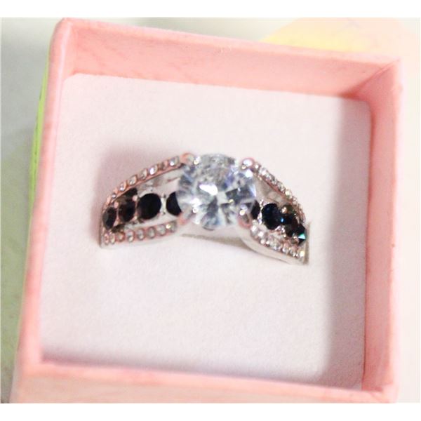ROUND CUT  WOMEN JEWELRY RING SZ9