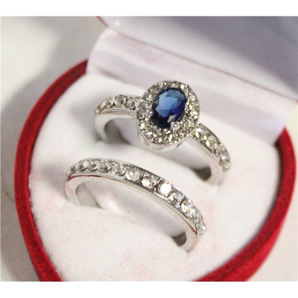 NEW 2PCS/SET RING SET SZ9