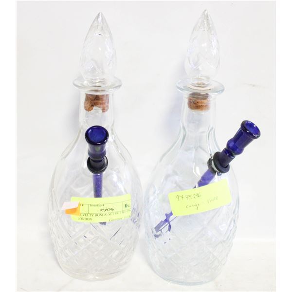 NOVELTY BONGS: SET OF TWO 1967 LONDON