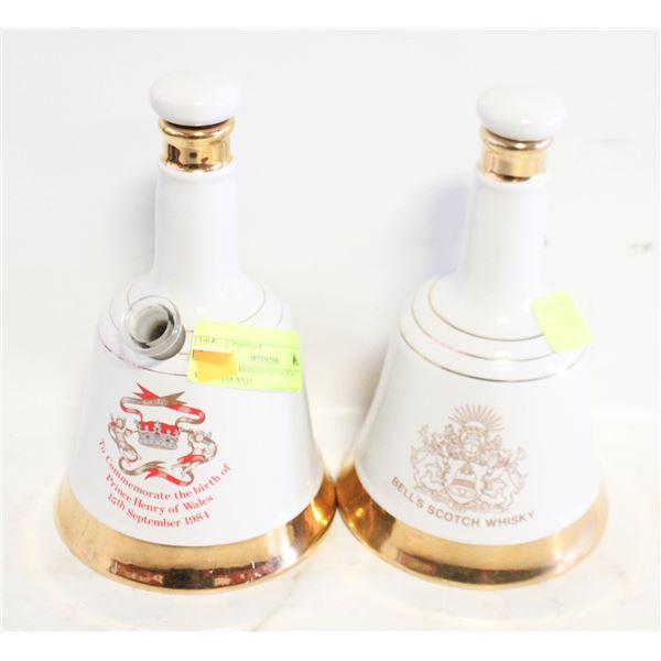 NOVELTY BONGS: SET OF PRINCE WILLIAM AND