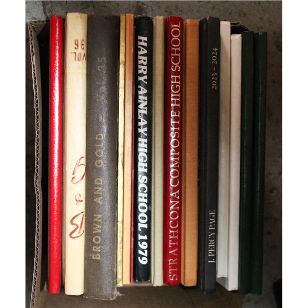 OLD YEARBOOKS - EDMONTON & AREA