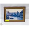 Image 1 : VINTAGE KEVIN PLATT PRINT RIVER WENSUM IN NORWICH