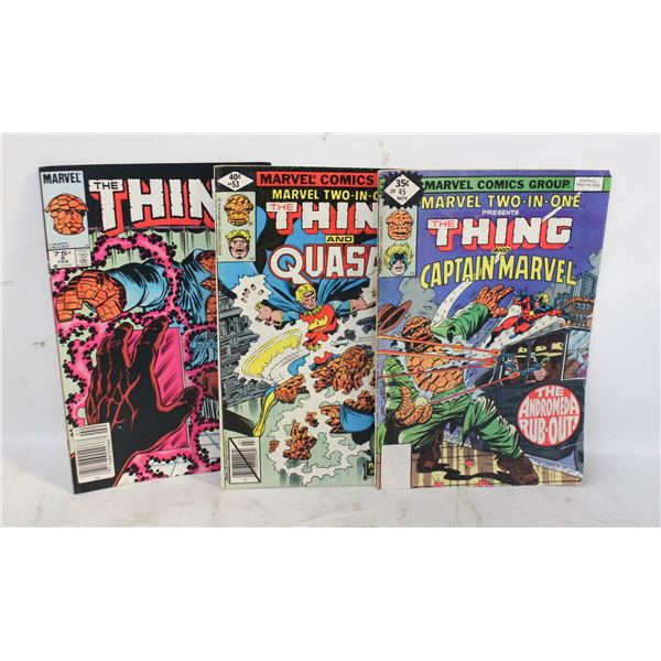 MARVEL COMICS THE THING (3) 35 CENT 1978/